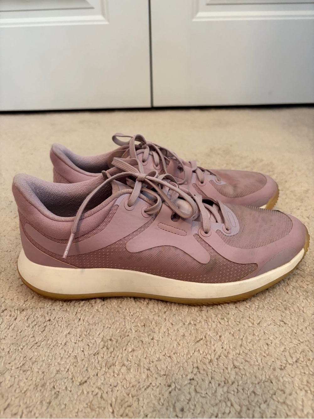 Lululemon Strongfeel Train Shoes Women Sz 8.5 Pink Mesh Running Workout Sneakers